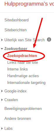 zoekopdrachten in Google